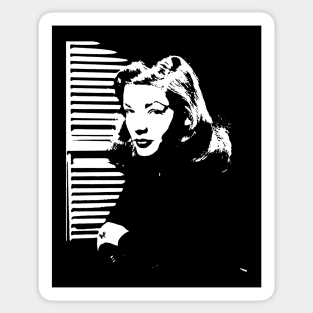 Lauren Bacall Sticker